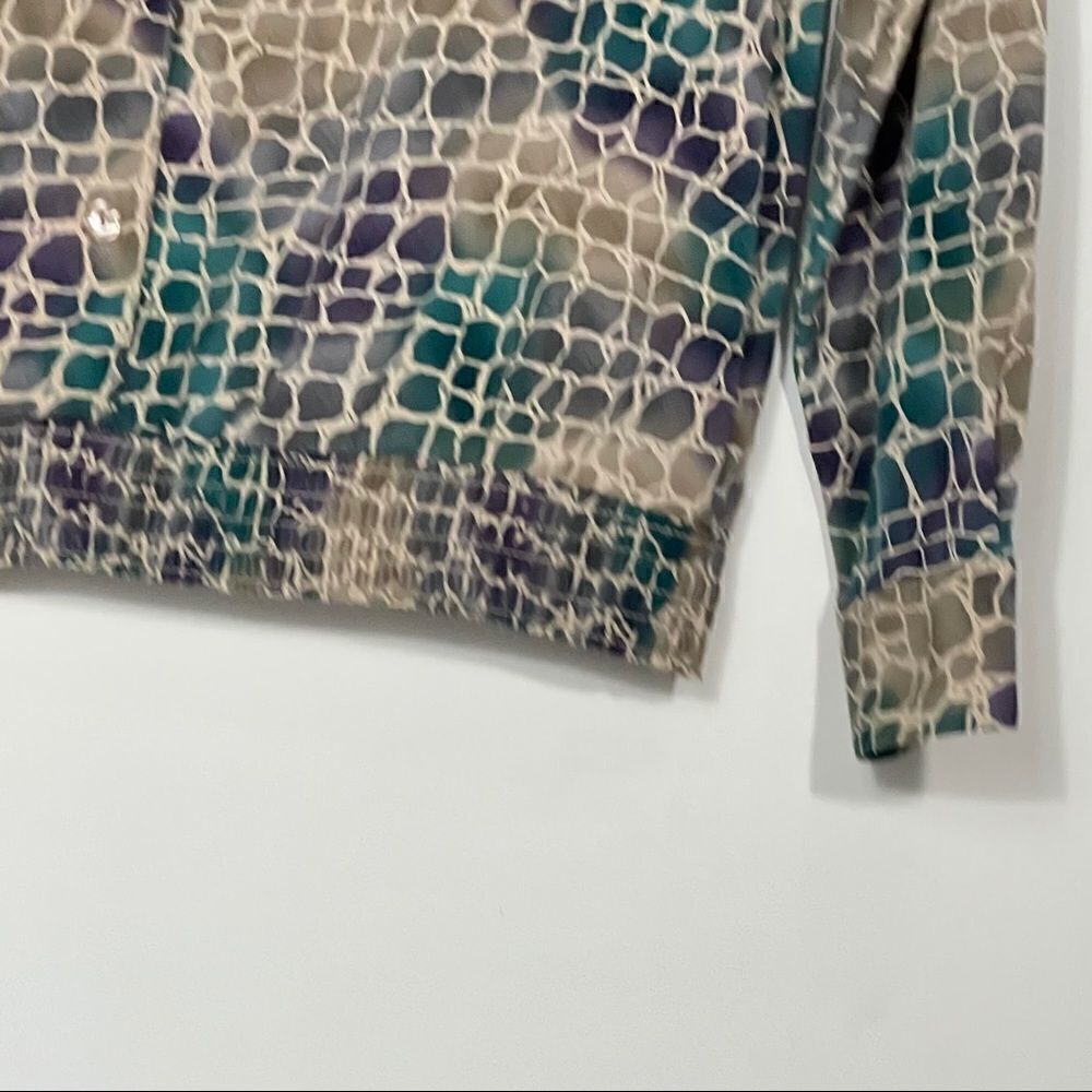 Alfred Dunner Pullover Button up Blouse - Picture 3 of 16